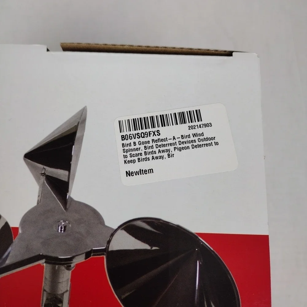 Weatherproof Reflect-A-Bird Spinner – Repels Pigeons, Sparrows, Woodpeckers